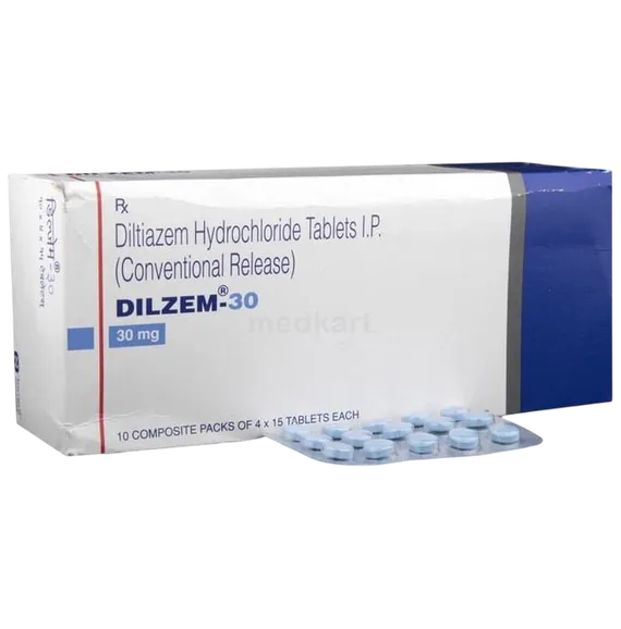 dilzem 30mg tablet 15's